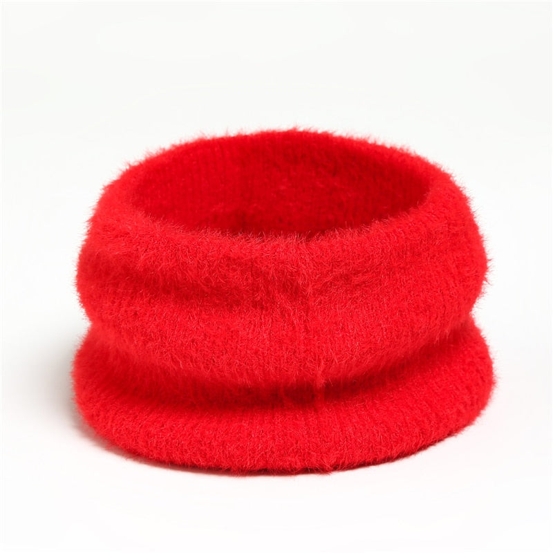 Luxe cashmere pluche ring sjaal - Stijlvol gebreid - Universeel