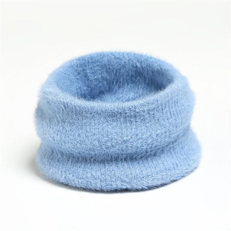 Luxe cashmere pluche ring sjaal - Stijlvol gebreid - Universeel
