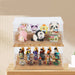 Acrylic stofvrije displaybox – Transparante opbergdoos met traprek voor figuren en bouwstenen - Bivakshop