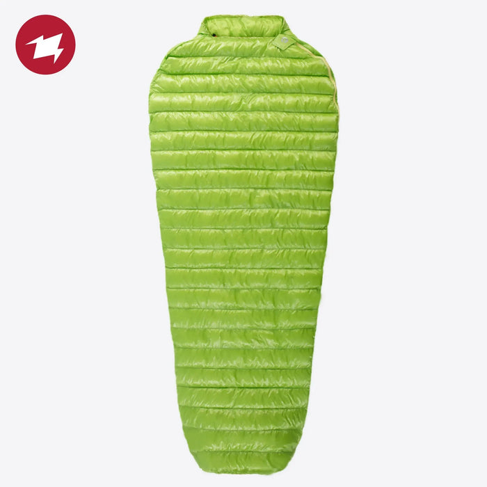 AEGISMAX ultralichte slaapzak - 95% ganzendons - Mummy model - 3 seizoenen - Bivakshop
