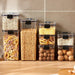 Afgesloten voedselopbergdoos - Keuken graanopbergdoos set - Acryl kruidblik - Bivakshop