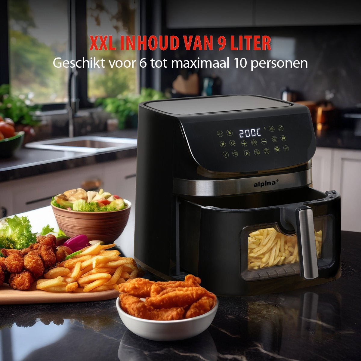 Air Fryer 9L 1800W - Bivakshop