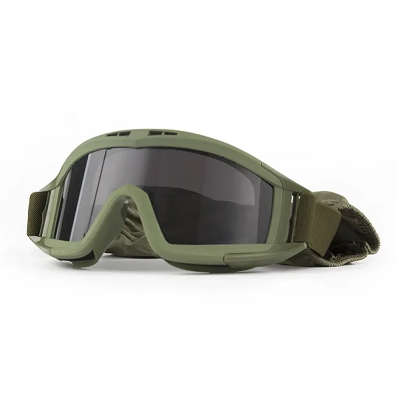 Airsoft tactische goggles – Wind - en stofbestendige militaire beschermbril voor schieten & outdoor activiteiten - Bivakshop