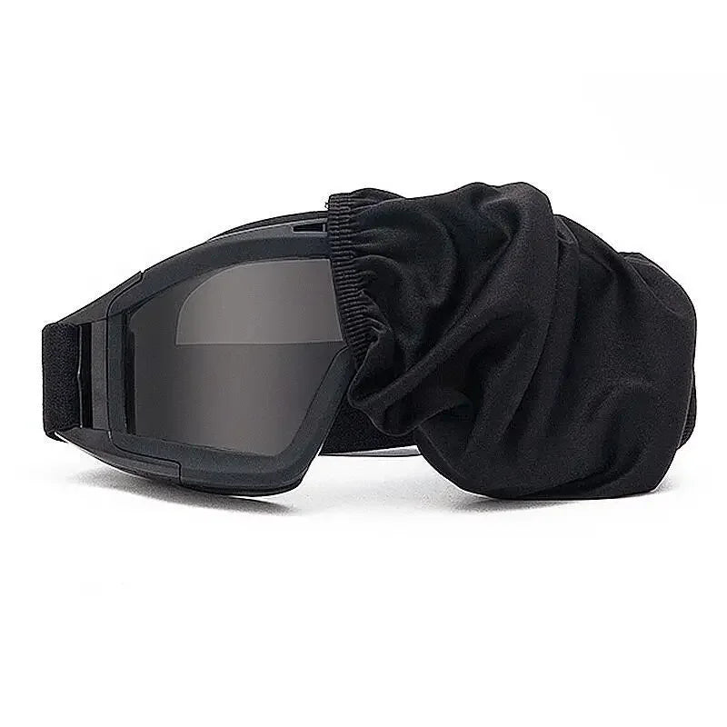 Airsoft tactische goggles – Wind - en stofbestendige militaire beschermbril voor schieten & outdoor activiteiten - Bivakshop