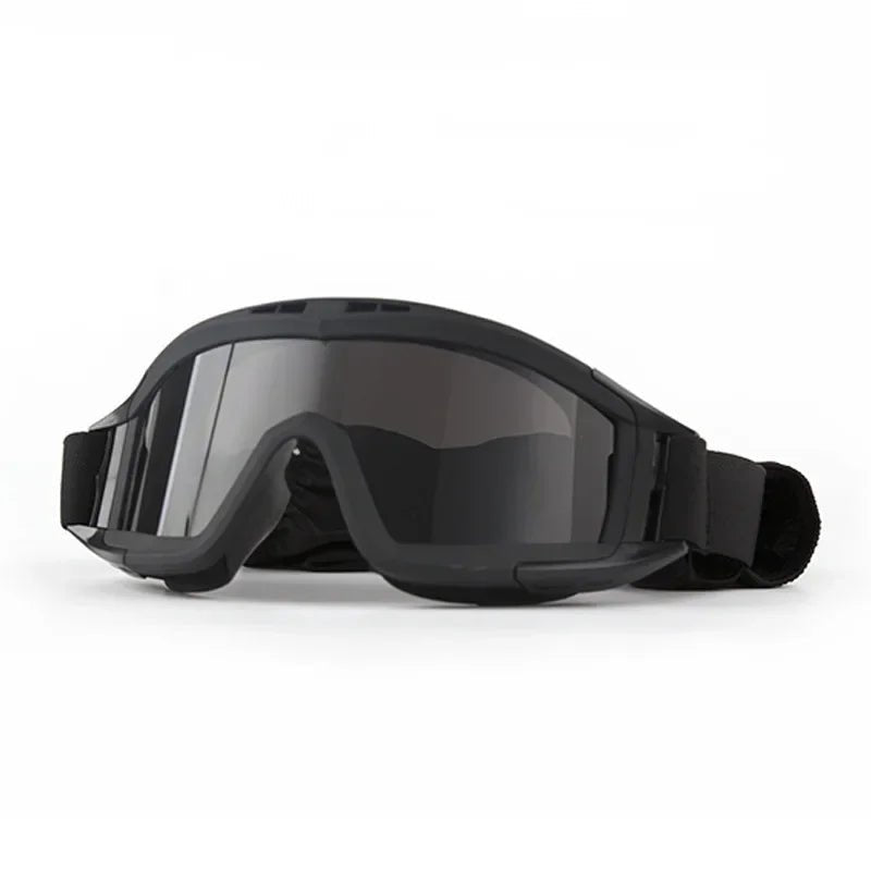 Airsoft tactische goggles – Wind - en stofbestendige militaire beschermbril voor schieten & outdoor activiteiten - Bivakshop