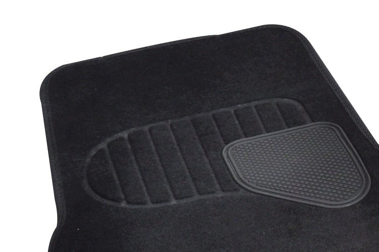 All ride - Universele Auto Mat Set – 4 Stuks – Duurzaam PES – Optimale Vloerbescherming - Bivakshop