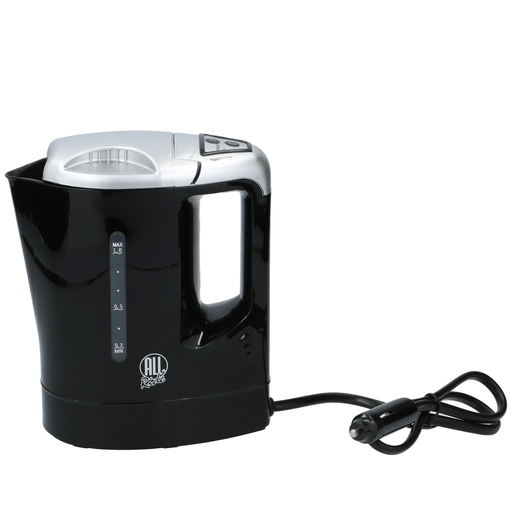 All Ride - Waterkoker – 12V – 0,8 Liter – Compact & Reisvriendelijk (170W) - Bivakshop