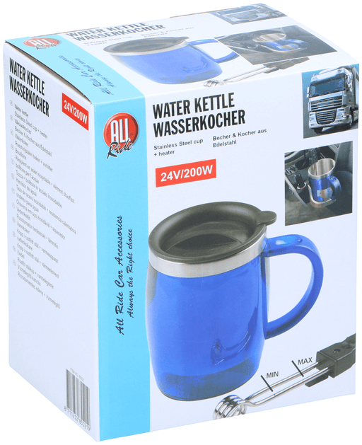 All Ride - Waterkoker – 24V / 200W – Compact & Snel – Voor Vrachtwagen, Camper & Boot - Bivakshop