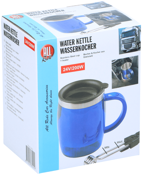 All Ride - Waterkoker – 24V / 200W – Compact & Snel – Voor Vrachtwagen, Camper & Boot - Bivakshop