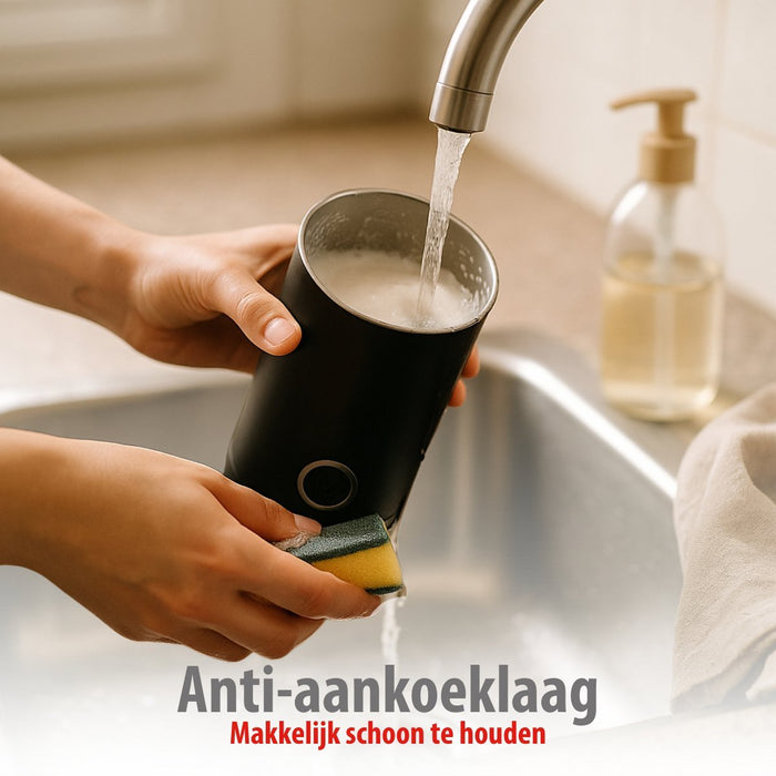 Alpina – 3 - in - 1 Melkopschuimer – Warm & Koud opschuimen – Compact - Bivakshop