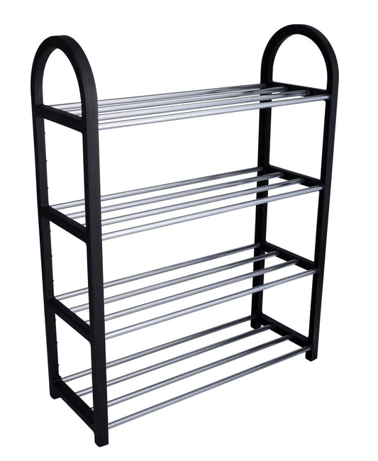 Alpina - 4 laags schoenenrek - 50 x 18,5 x 65 cm, ruimte voor 8 paar schoenen - Bivakshop