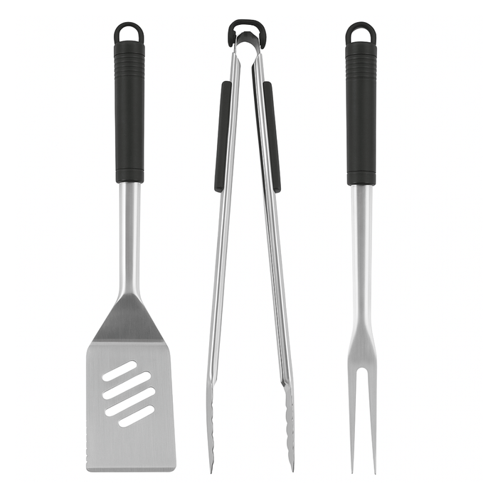 Alpina - BBQ Gereedschapset – 6 - delig – RVS – Compleet & Duurzaam - Bivakshop