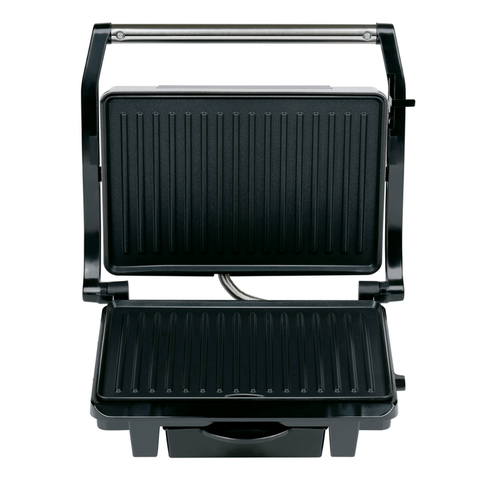 Alpina - Contactgrill & Tosti IJzer – 1000W Anti - Aanbak – Inclusief Lekbak - Bivakshop