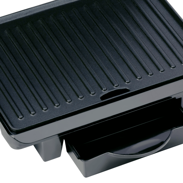 Alpina - Contactgrill & Tosti IJzer – 1000W Anti - Aanbak – Inclusief Lekbak - Bivakshop
