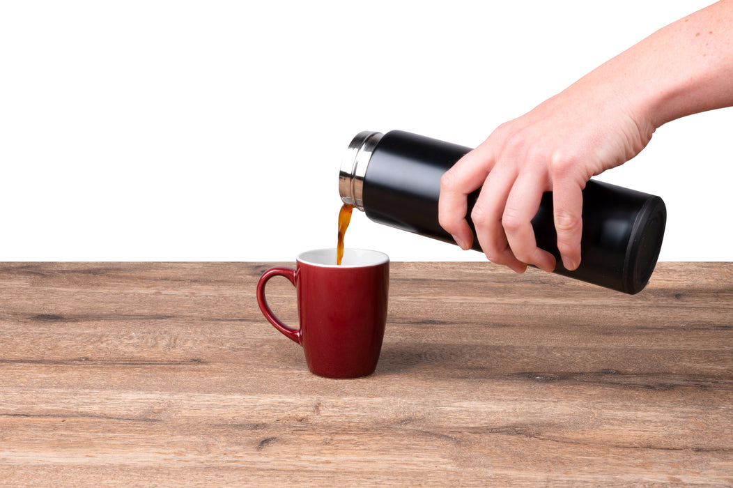 Alpina – Digitale thermofles – LED temperatuurdisplay – RVS isoleerfles 480ml - Bivakshop