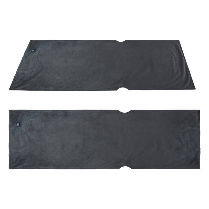 Alpina – Draadloos verwarmd stoelkussen Grijs – Oplaadbaar – Stoelverwarming - Bivakshop