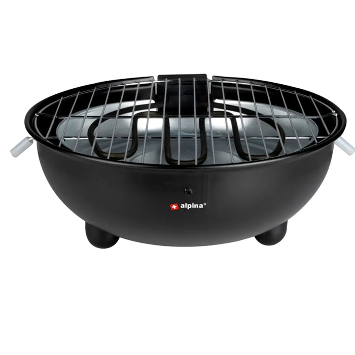 Alpina - Elektrische BBQ Tafel – Compact & Rookvrij – Ideaal voor Tafelgrillen, Balkon en Keuken - Bivakshop