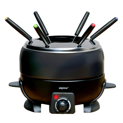 Alpina - Fondue Set – 230V 800W – 2,3L – Elektrisch & Gebruiksvriendelijk - Bivakshop