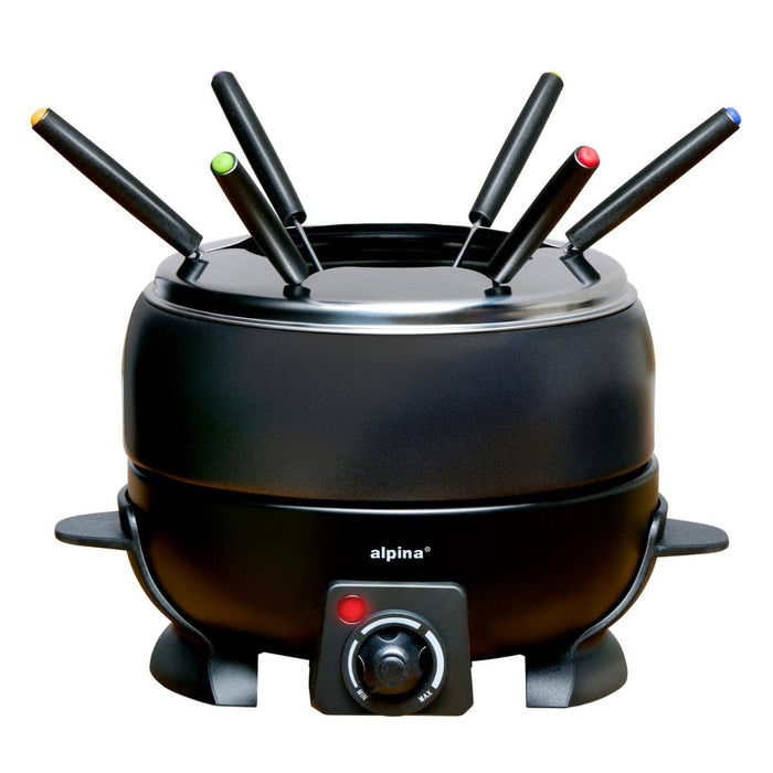 Alpina - Fondue Set – 230V 800W – 2,3L – Elektrisch & Gebruiksvriendelijk - Bivakshop