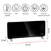 Alpina - Glas paneelverwarming – 230V 2000W – Wifi bediening - Bivakshop