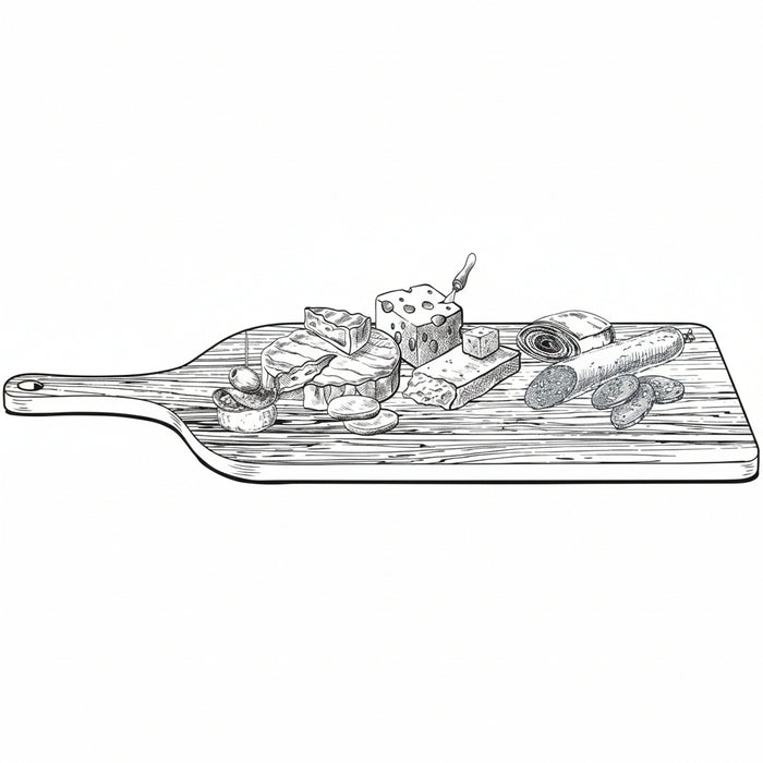 Alpina - Houten Snijplank – Groot Formaat – Duurzaam & Stijlvol - Bivakshop