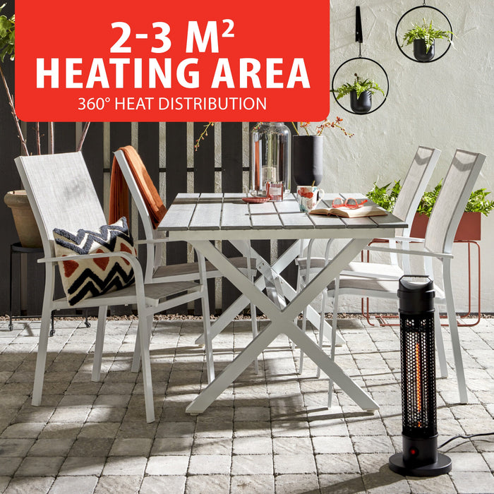 Alpina – Infrarood heater 800W – Draagbaar – IP44 - Bivakshop