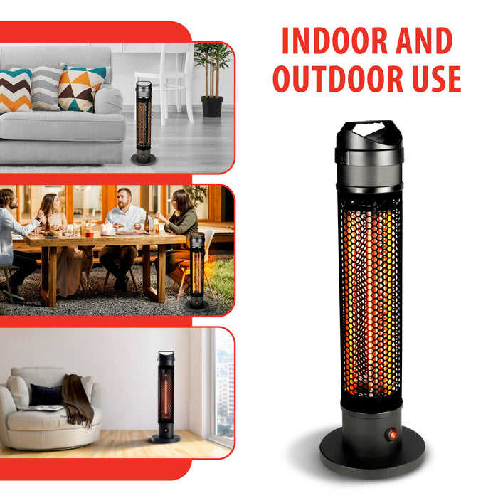 Alpina – Infrarood heater 800W – Draagbaar – IP44 - Bivakshop