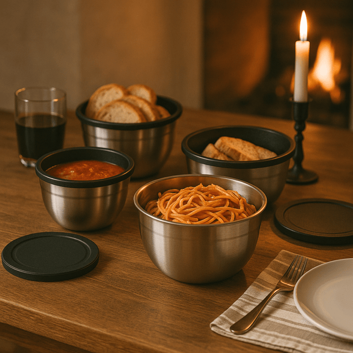 Alpina - Kommen Set – 3 - delig – Stijlvol & Duurzaam Servies - Bivakshop