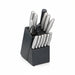 Alpina - Messen Set – 15 - delig met Houten Blok – RVS – Compleet & Professioneel - Bivakshop