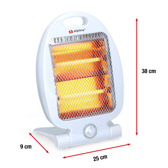 Alpina - Quartz kachel – 800W – Compact & draagbaar - Bivakshop