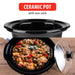 Alpina - Slow Cooker 3,5L – 240W – Voor Smaakvol & Moeiteloos Langzaam Koken - Bivakshop