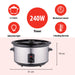 Alpina - Slow Cooker 3,5L – 240W – Voor Smaakvol & Moeiteloos Langzaam Koken - Bivakshop