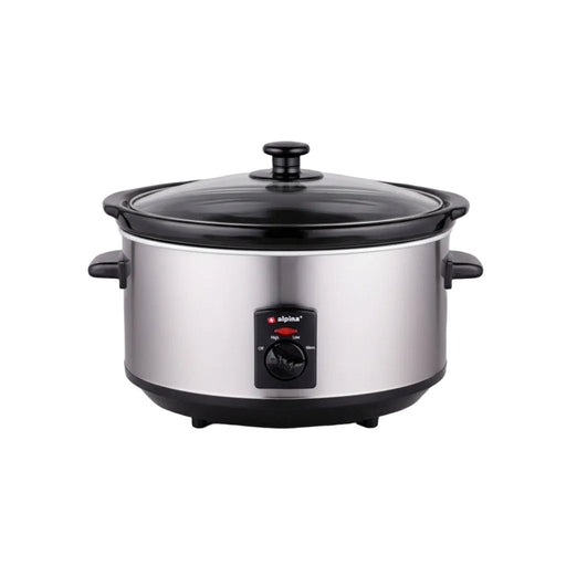 Alpina - Slow Cooker 3,5L – 240W – Voor Smaakvol & Moeiteloos Langzaam Koken - Bivakshop