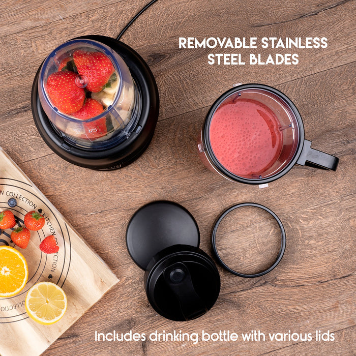 Alpina - Smoothie Maker – 1200W – RVS Design – Krachtig & Geschikt voor IJs - Bivakshop