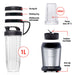 Alpina - Smoothie Maker – 1200W – RVS Design – Krachtig & Geschikt voor IJs - Bivakshop