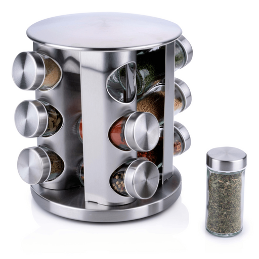 Alpina - Spice Rack – 12 - Delig – Draaibaar – Compact & Overzichtelijk - Bivakshop