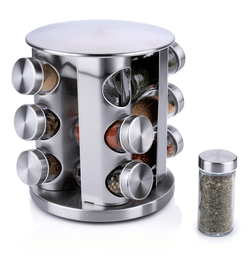 Alpina - Spice Rack – 12 - Delig – Draaibaar – Compact & Overzichtelijk - Bivakshop