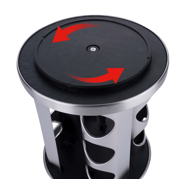 Alpina - Spice Rack – 12 - Delig – Draaibaar – Compact & Overzichtelijk - Bivakshop