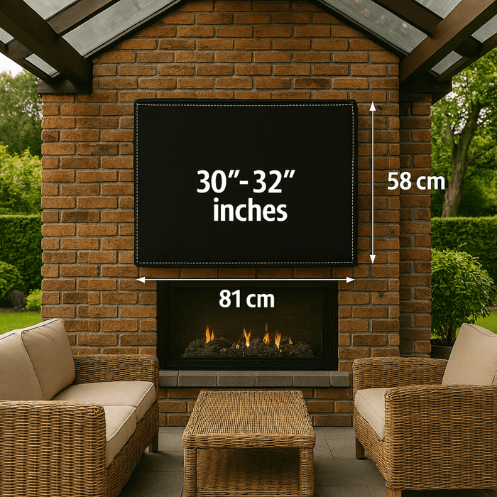 Alpina - TV Hoes voor Buiten – 30 - 32 Inch – Waterdicht & Weerbestendig - Bivakshop