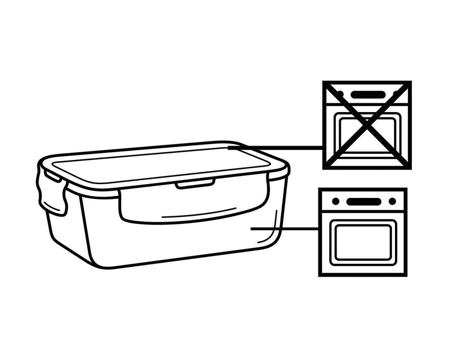 Alpina - Vershouddozenset – 8 Stuks (4 Maten) – Luchtdicht & Stapelbaar – Food Containers - Bivakshop