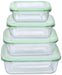 Alpina - Vershouddozenset – 8 Stuks (4 Maten) – Luchtdicht & Stapelbaar – Food Containers - Bivakshop