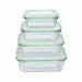 Alpina - Vershouddozenset – 8 Stuks (4 Maten) – Luchtdicht & Stapelbaar – Food Containers - Bivakshop