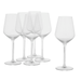 Alpina - Witte Wijnglazen Set – 6 Stuks – 37 cl – Elegant & Vaatwasserbestendig - Bivakshop
