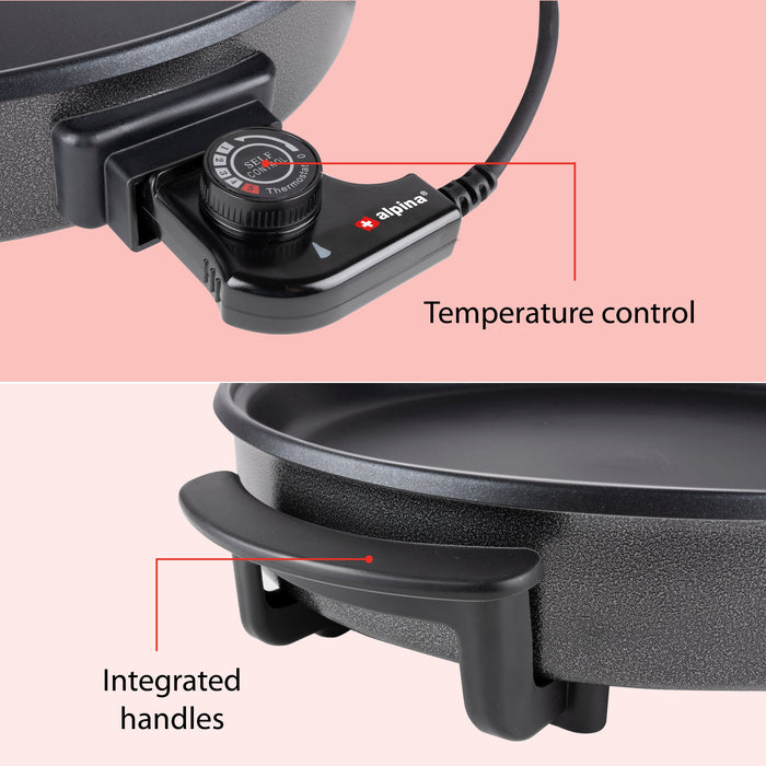 Alpina – XXL Party & Hapjespan Ø40 cm – Multifunctioneel - Anti - aanbaklaag - Bivakshop