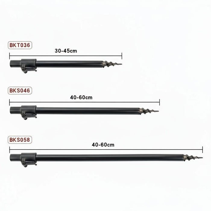 Aluminium Banksticks Set (2x) – Essential Rod Support - Bivakshop