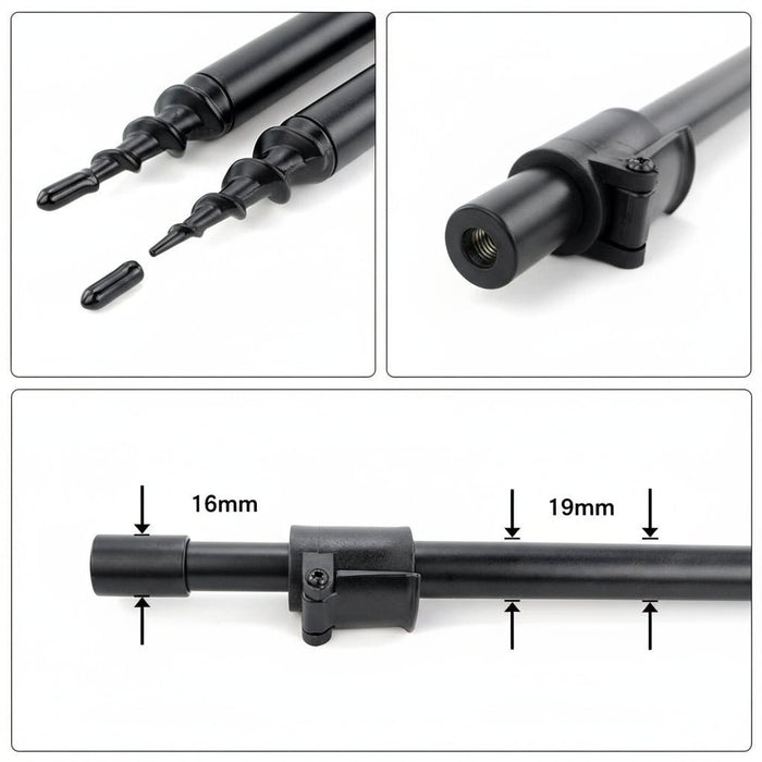 Aluminium Banksticks Set (2x) – Essential Rod Support - Bivakshop