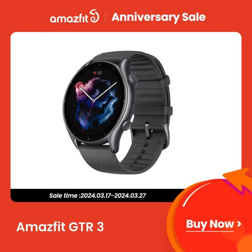Amazfit GTR 3 smartwatch - Stijlvolle horloge - Amoled display - ingebouwde gps - Bivakshop