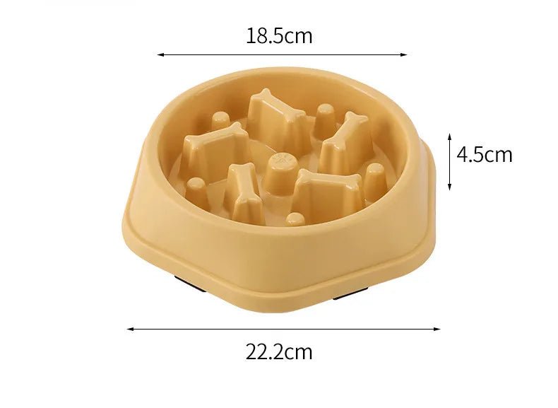 Anti - Schrok voerbak voor honden en katten – Met antislip en verdikte onderkant - Bivakshop