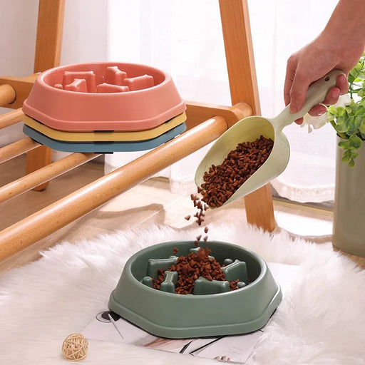 Anti - Schrok voerbak voor honden en katten – Met antislip en verdikte onderkant - Bivakshop