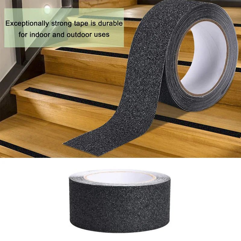 Anti - slip tape 5M – Waterdichte grip tape zelfklevend – Geschikt voor trappen, hellingen & skateboards - Bivakshop